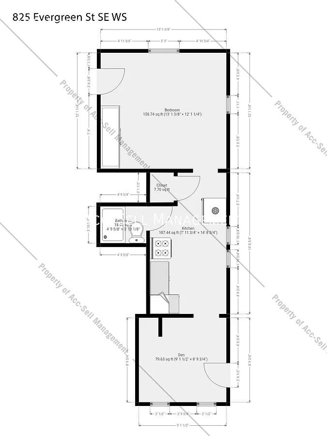 1st Floor 1BR/1BA Studio near Downtown GR at 825 Evergreen St SE West side, Grand Rapids, MI, 49507 — Photo 2