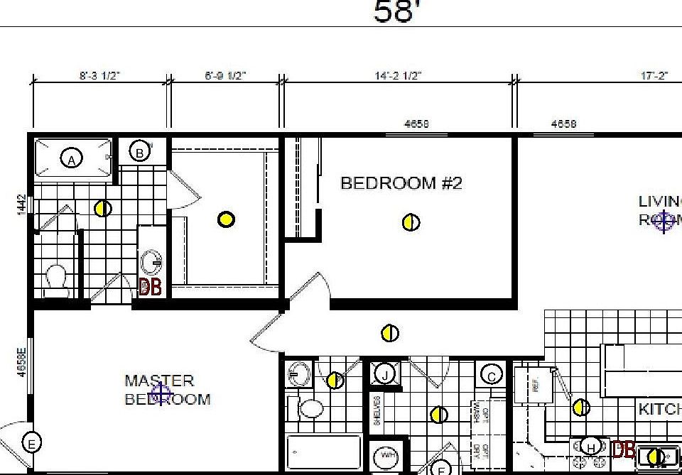 1222 SqFt 2Bed 2Bath