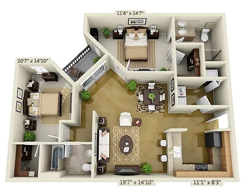 Floor plan Rubens (B2C)
