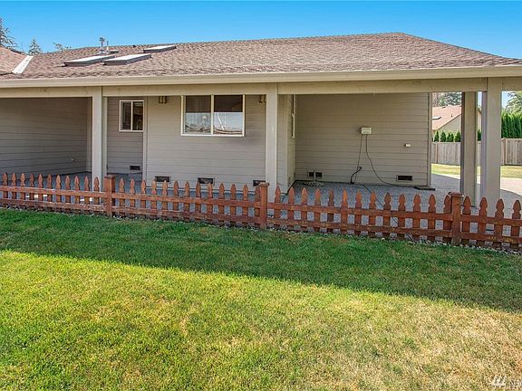 Fenced in garden space.
