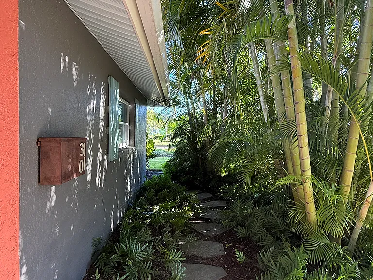 Sides of front porch