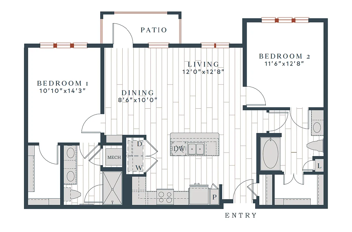 Floor plan B3-1145