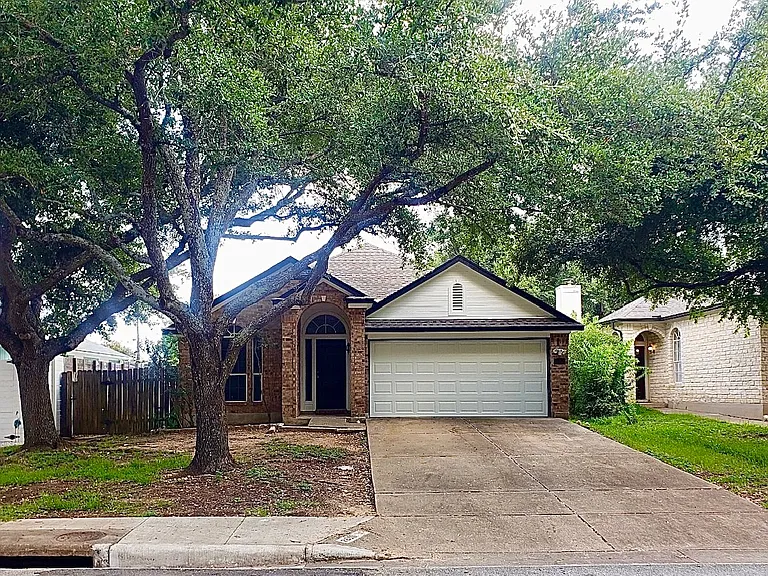 Exterior with new paint and great shade.