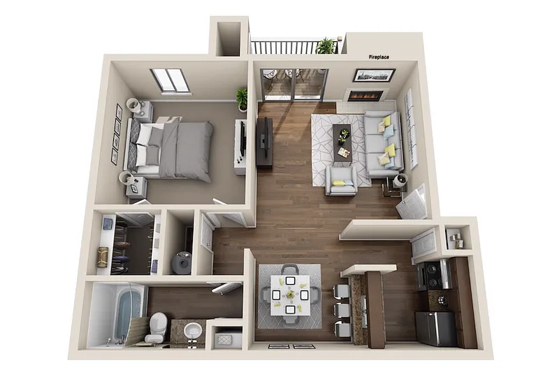 Floor plan Baronne