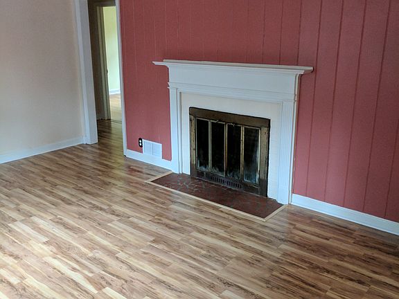Living room with fireplace
