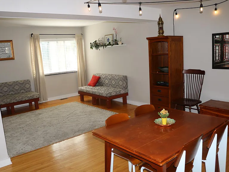 View into Living Room from Dining area.