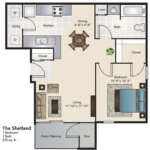 Floor plan The Shetland