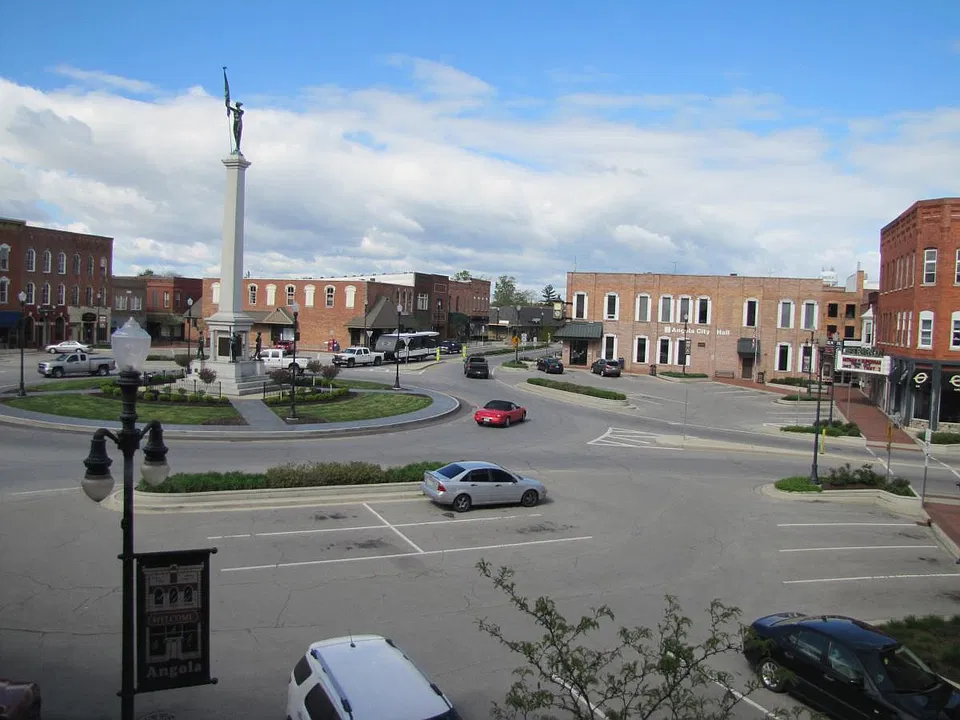 View of Downtown Angola from Apartment