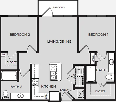 Pearl Washington B1 Floorplan Pearl Washington B1 Floorplan