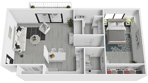 Floor plan WND1x1D