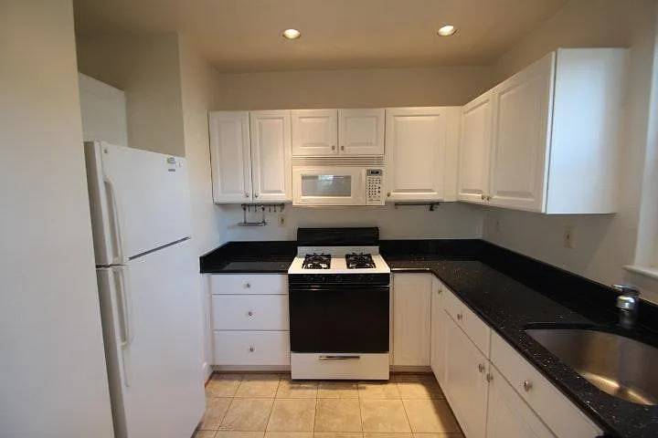Kitchen with generous countertops and cabinets
