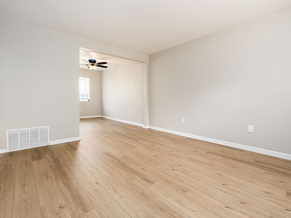 Living room looking toward dining room