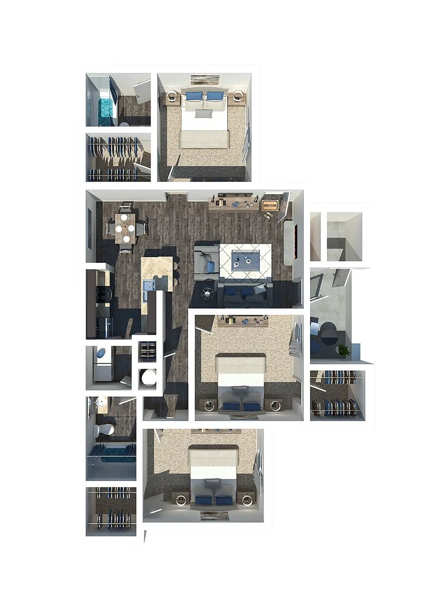 Floor plan Honeysuckle