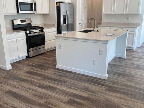 Kitchen with coffee bar