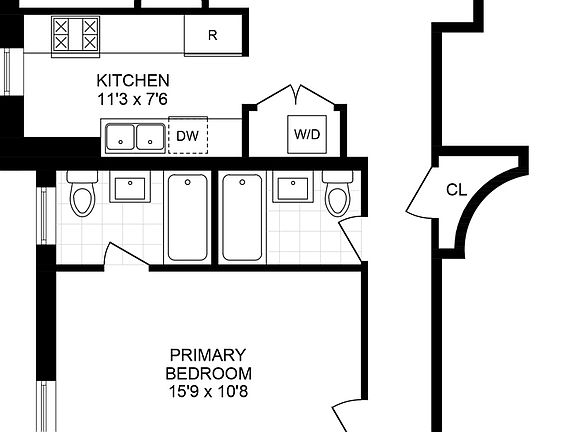 2nd image of 60 W 76th St #7E