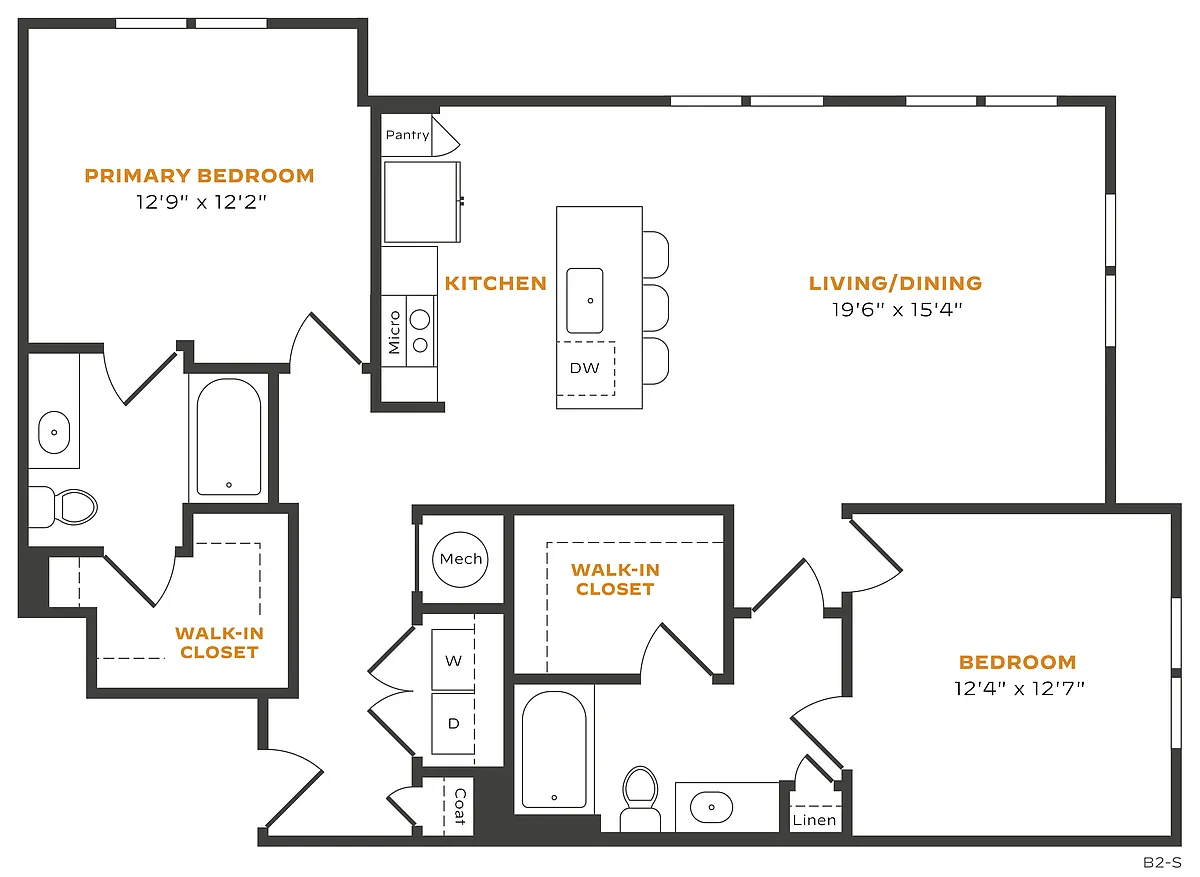 Floor plan 2X2