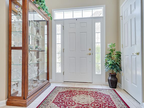 Two story entry foyer