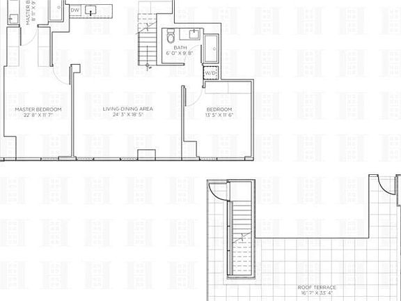 2nd image of 540 W 49th St Penthouse S8