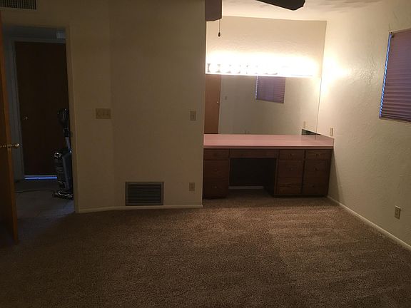 Master bedroom makeup desk