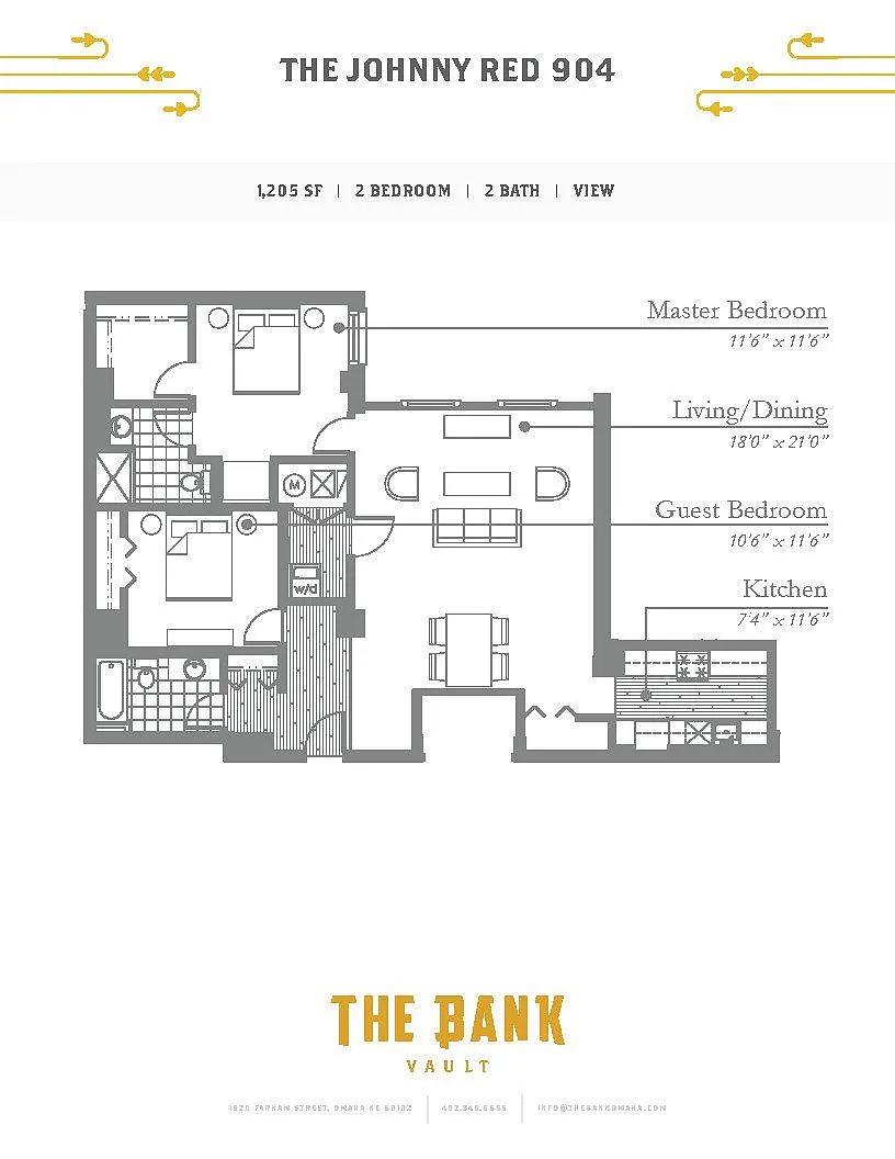 Floor plan The Johnny Red