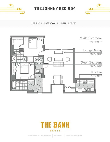 Floor plan The Johnny Red
