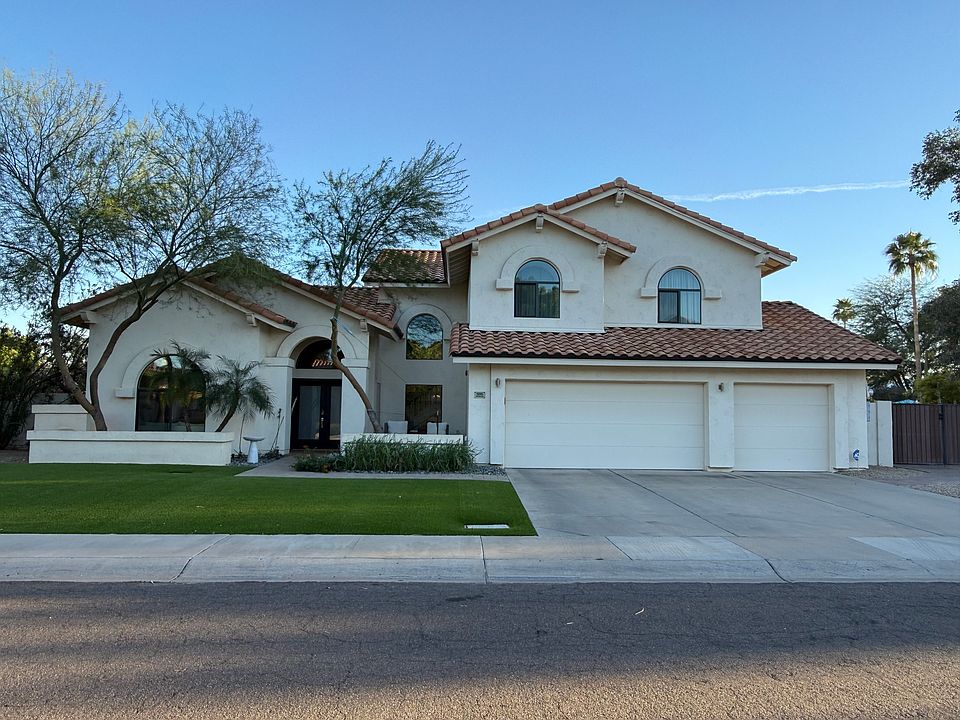 Private, corner lot. Horse farm behind property, VERY private. 3 car garage with fullsize cabinets, sink, Tesla charger