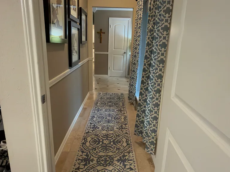 Hallway to the primary bedroom