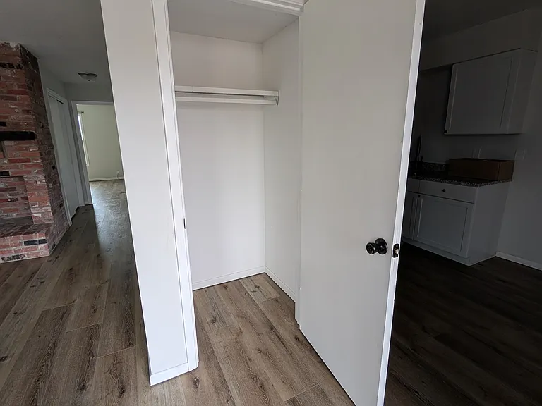 Hallway coat closet