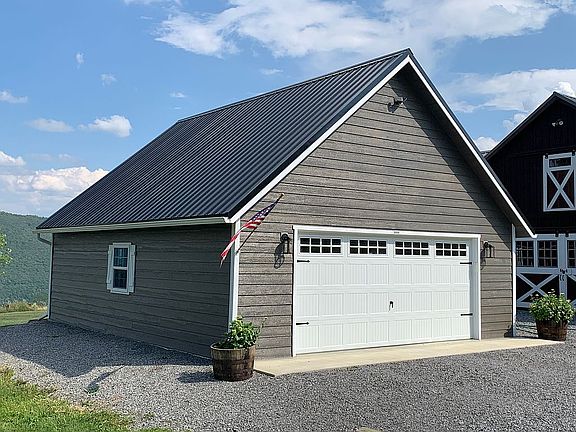 Detached two car garage 