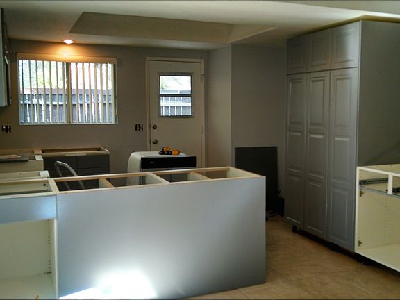 Kitchen ready for countertops