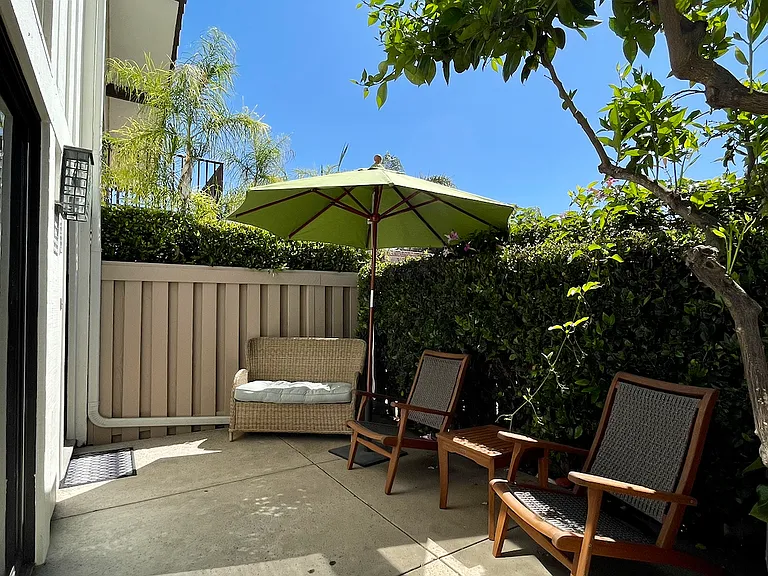 private front patio