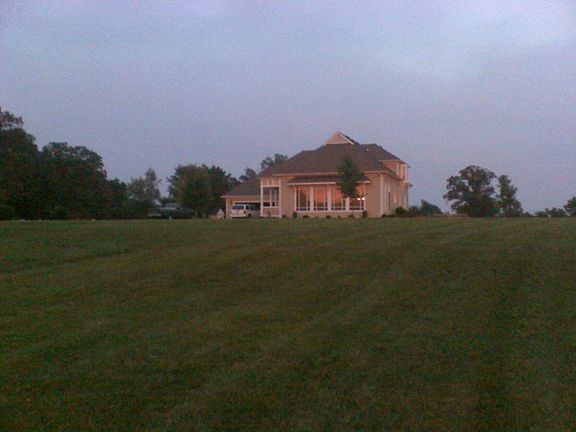 View of house from pond