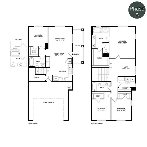 Floor plan The Townhomes Plan 4