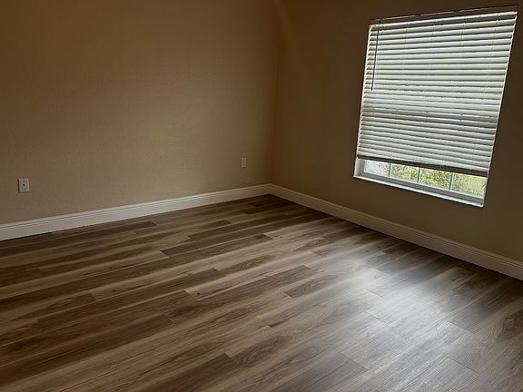 Primary Bedroom with the new luxury Vinyl flooring