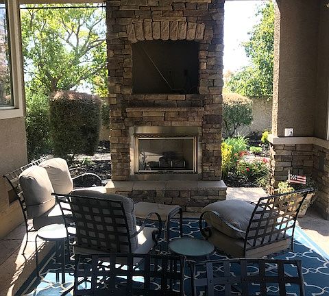 Outdoor Living Room Gas FP