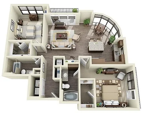 Floor plan McDowell