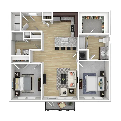 Floor plan B2A