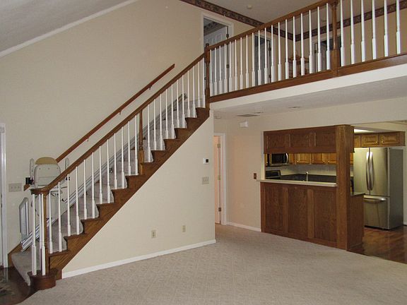 Living room staircase