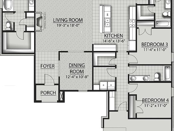 Cappello III A - Floor Plan - DSLD Homes