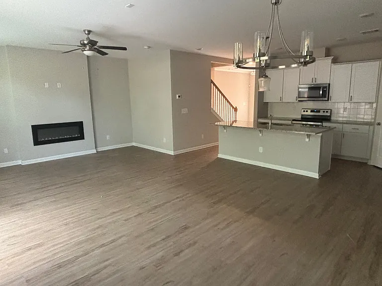 Family room and breakfast area