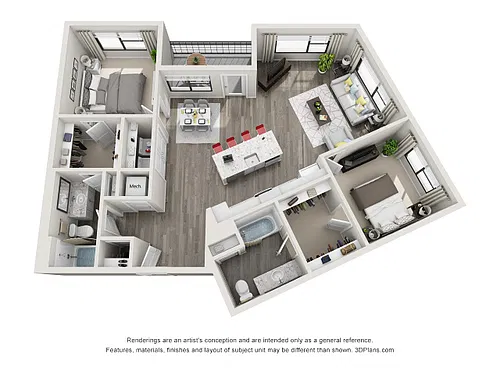 Floor plan B3