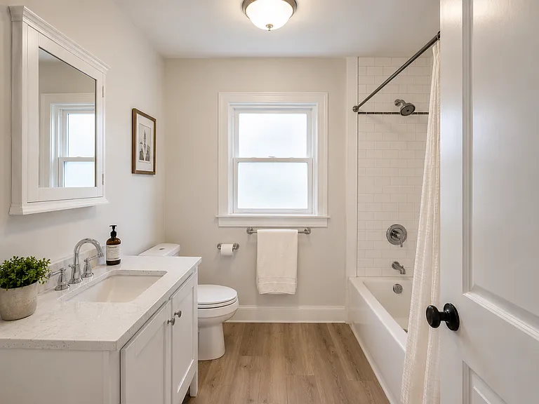 Remodeled bathroom