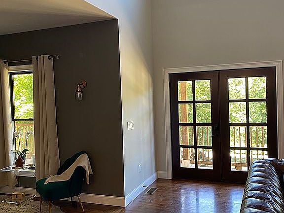 From door and sitting room