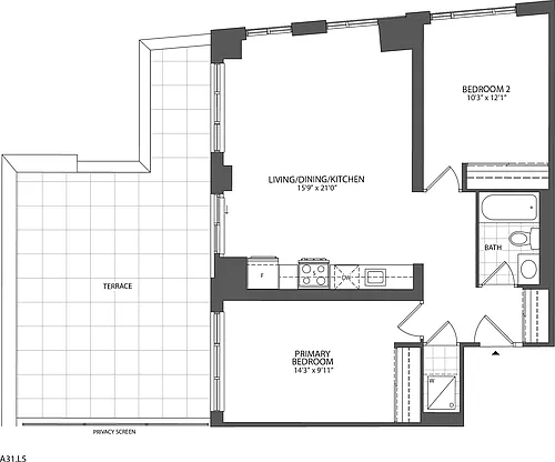 Floor plan 518