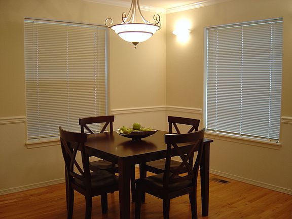 Dining room with hardwood floor
