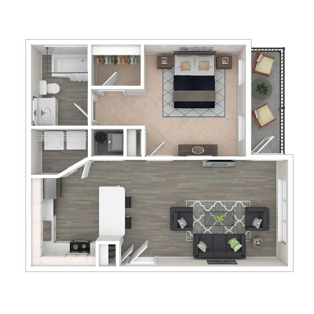 Floor plan Juliette Renovated