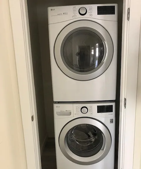 Washing Machine & Dryer Included In Unit.