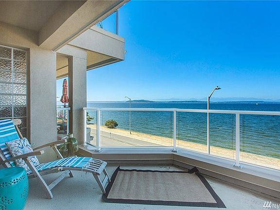 Unobstructed  view deck with access to living room and spacious master bedroom!  NO WIRES!