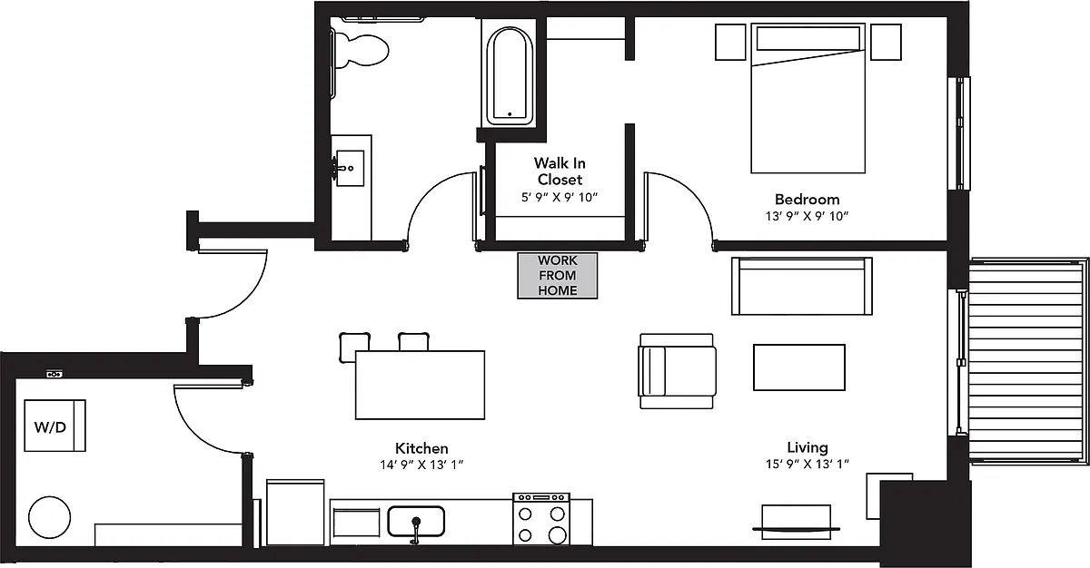 Floor plan A101-DDG