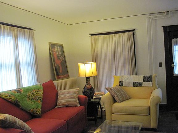 Living room looking towards front of house